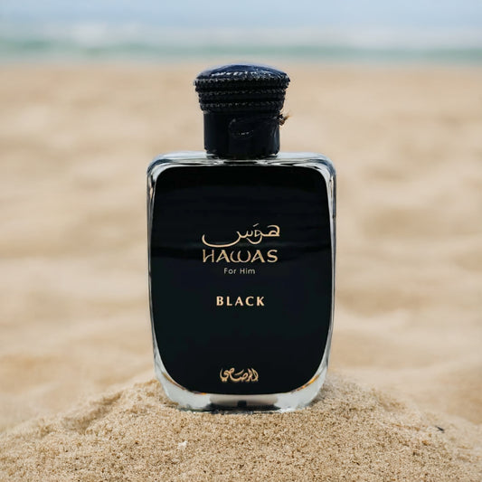 Rasasi Hawas Black Eau De Parfume For Men (2024 New Release )