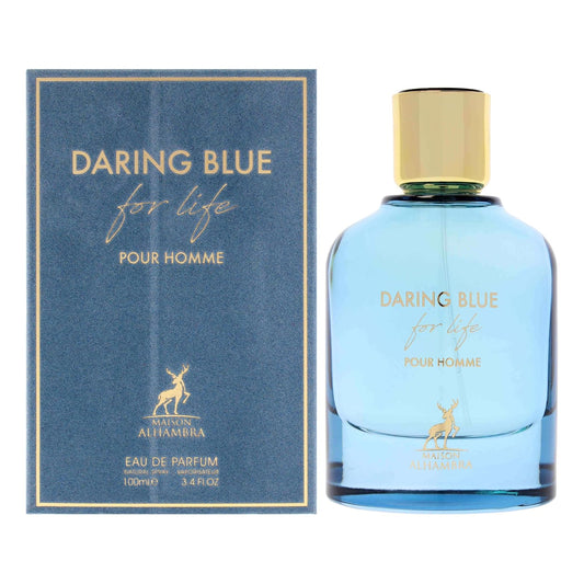 Maison Alhambra Daring Blue For Life Pour Homme Eau De Parfum