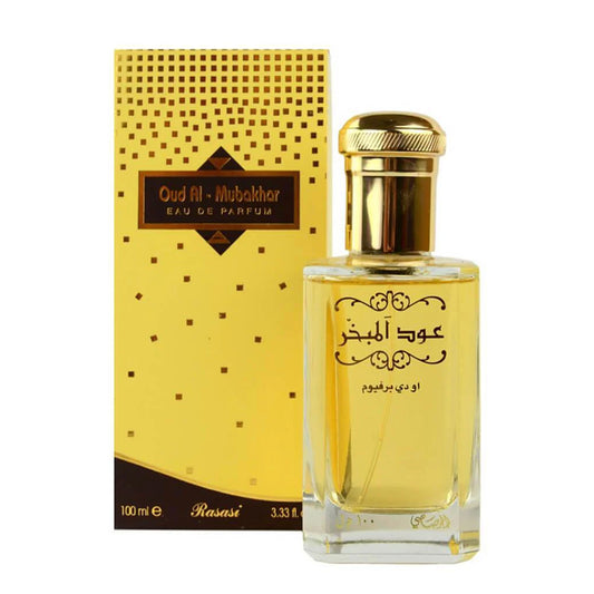Rasasi Oud Al Mubakhar Yellow Perfume - 100 ML