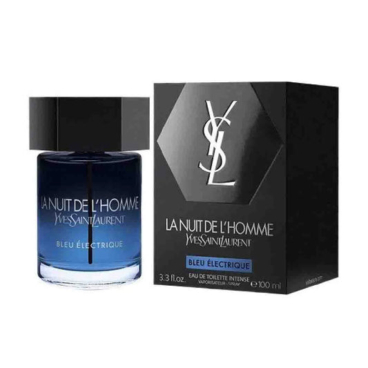 Yves Saint Laurent La Nuit De L’Homme Bleu Électrique Eau De Toilette Intense