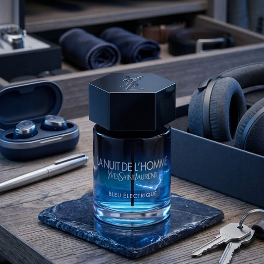 Yves Saint Laurent La Nuit De L’Homme Bleu Électrique Eau De Toilette Intense