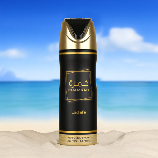 Lattafa Khamrah Qahwa Deodorant Spray Pack of 2x200ml
